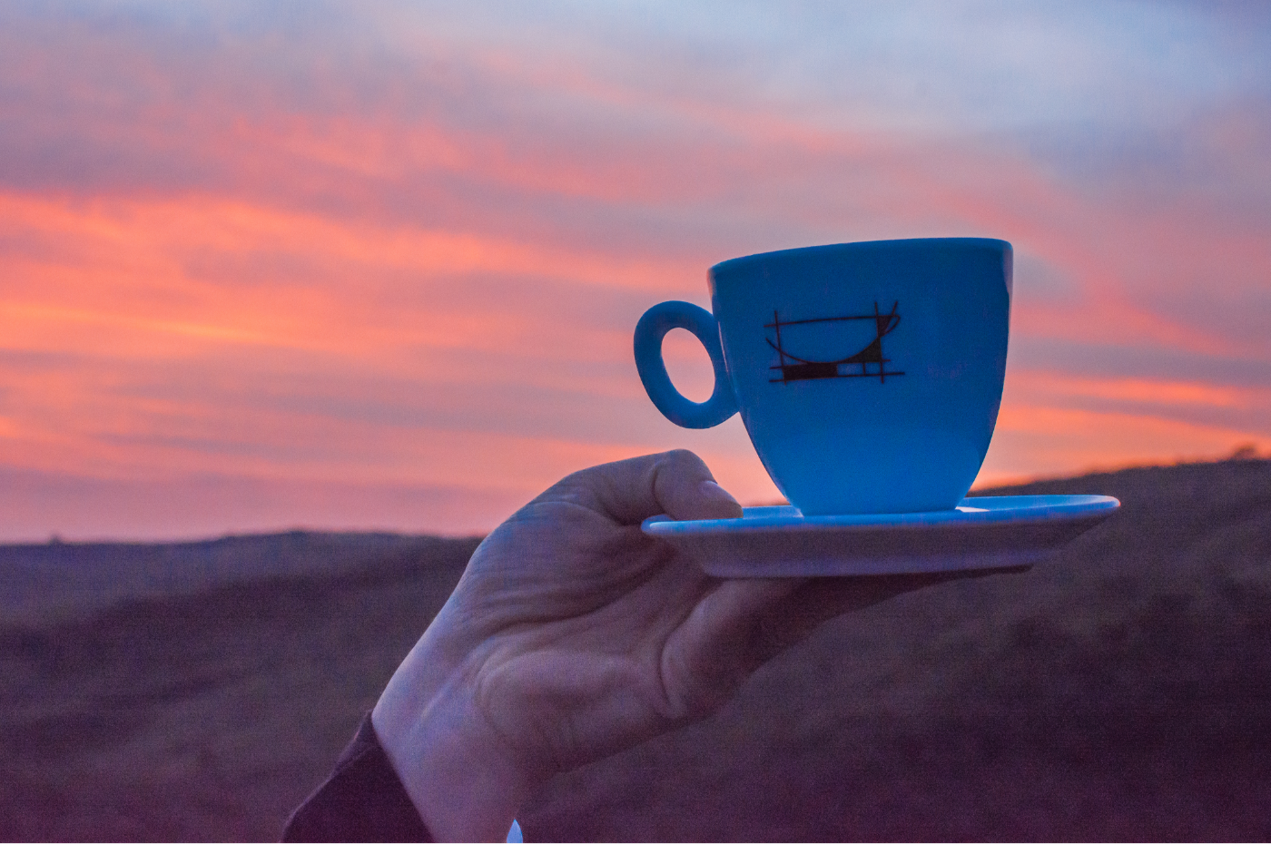 夕焼けとコーヒー