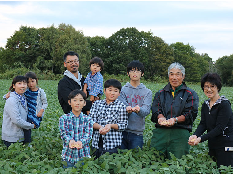 北海道ＪＡ北いぶき産のスズマル大豆を使用