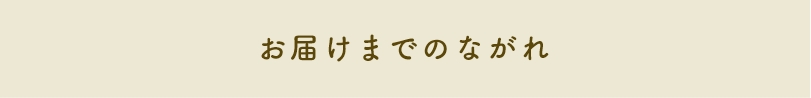 お届けまでのながれ