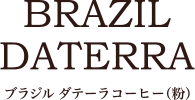 BRAZIL DATERRAブラジルダテーラコーヒー(粉)