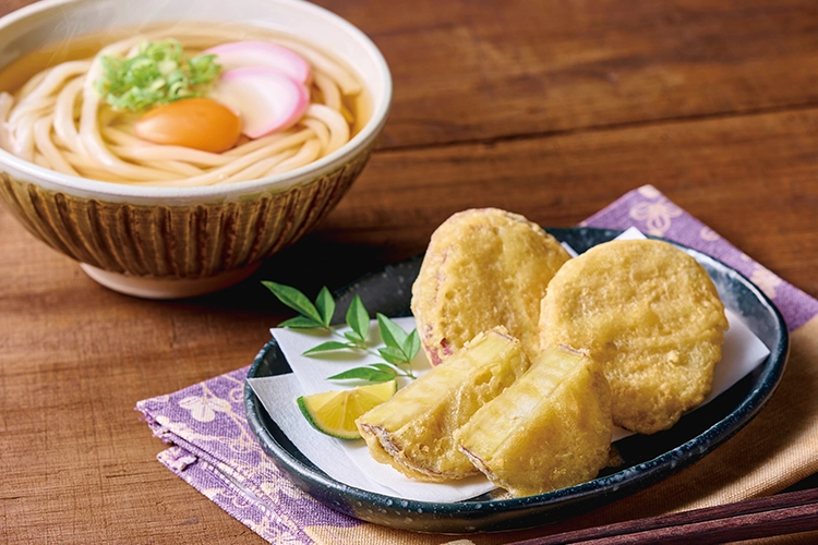 ほんのり甘くてほくほく♪さつまいも天