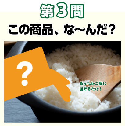 第3問：そんなのアリ？このシルエットな～んだ
