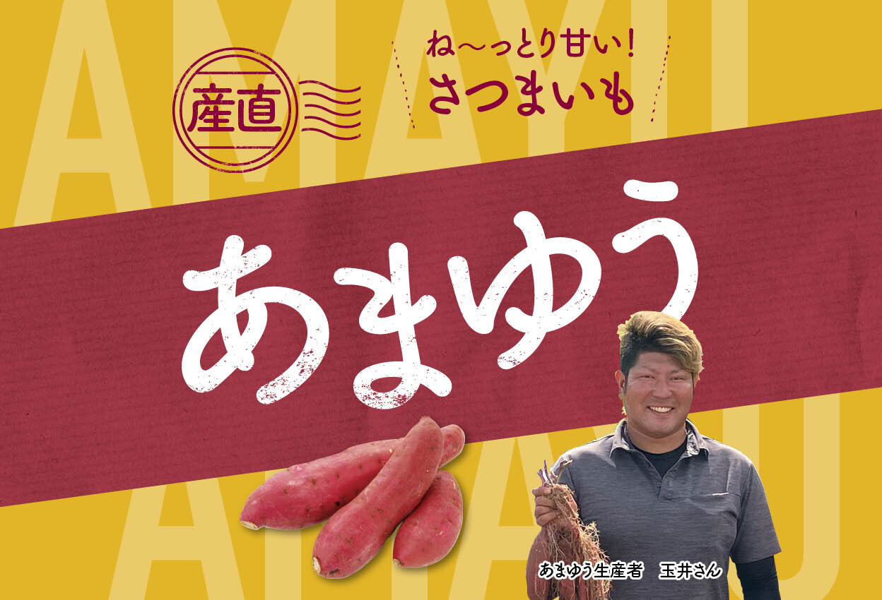 ね～っとり甘い！さつまいも「あまゆう」
