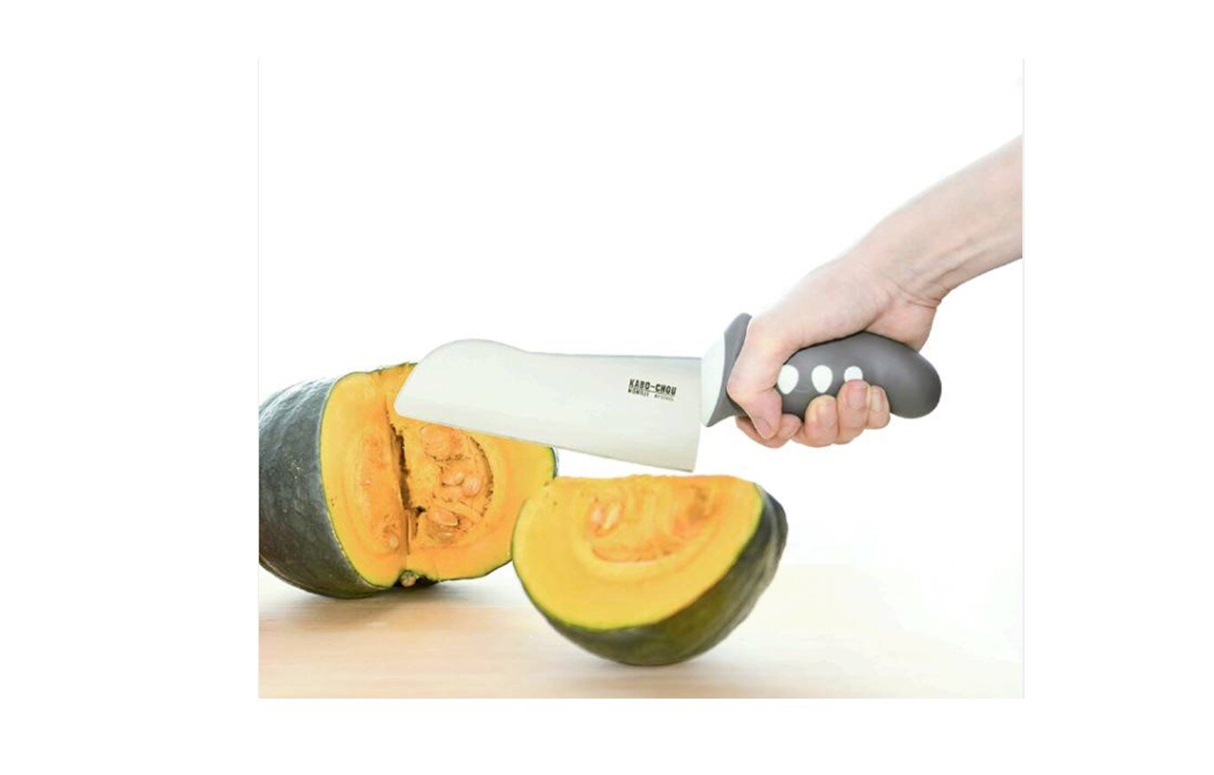 力技不要!かぼちゃがザクっと切れる「ののじ かぼーちょう」