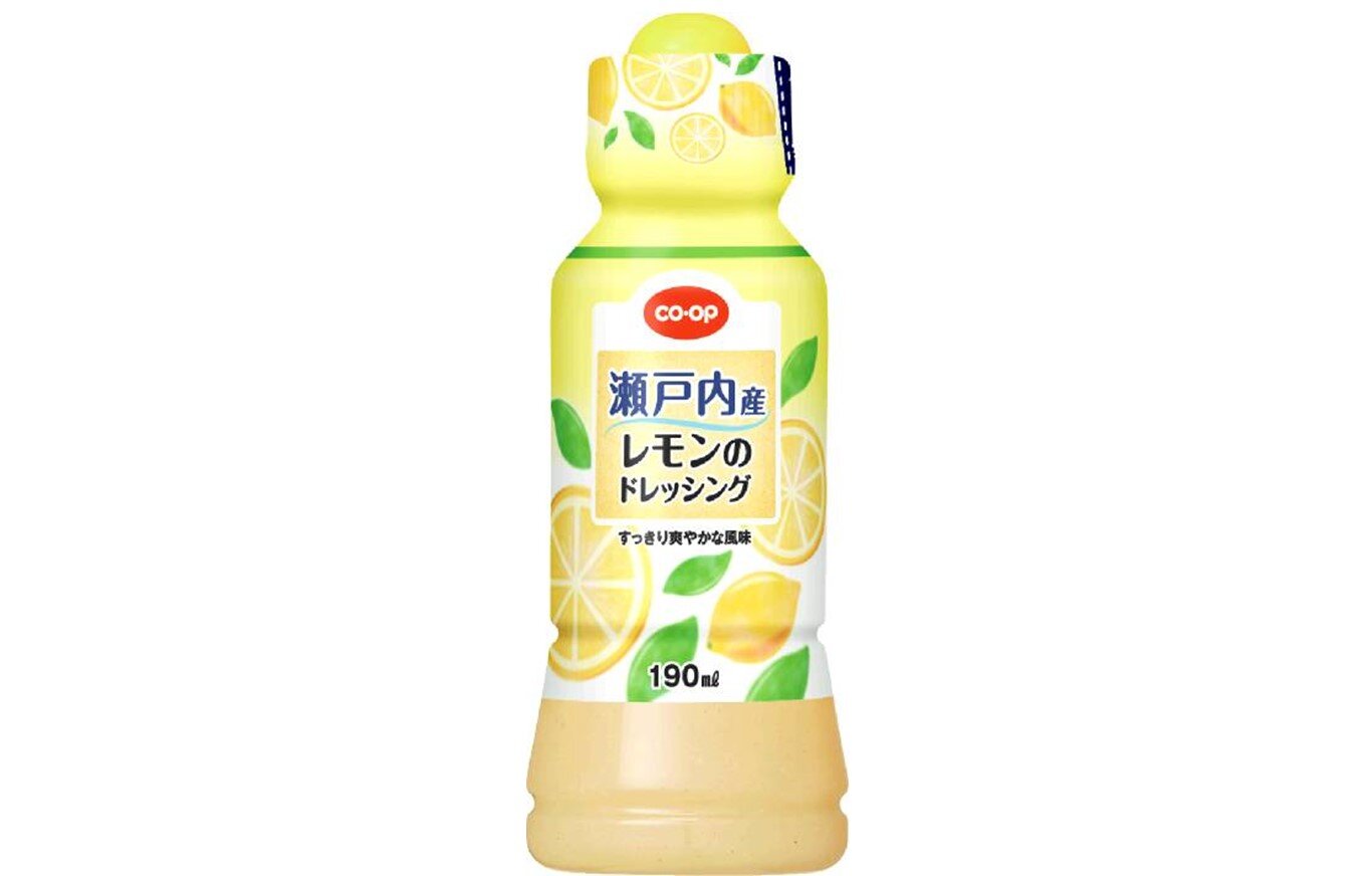 お声にお応えし、リニューアルしました!『CO・OP 瀬戸内産レモンのドレッシング 190ml』