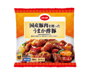 国産豚肉を使ったうまか酢豚 380g