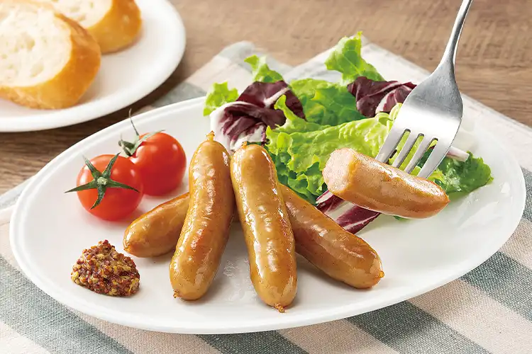 パリッと食感!無えんせきウインナー