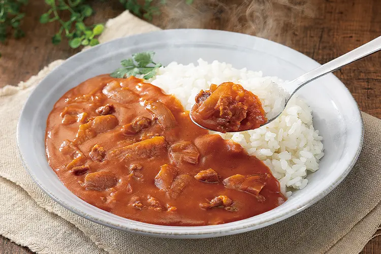 トマトのコク深い味わいのハヤシライス