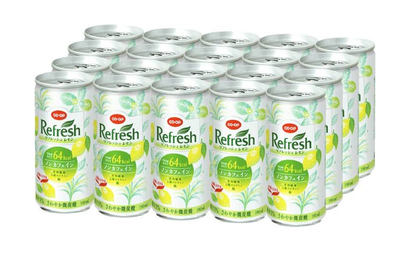 さわやかな飲み心地、「リフレッシュ レモン 190ml×20」