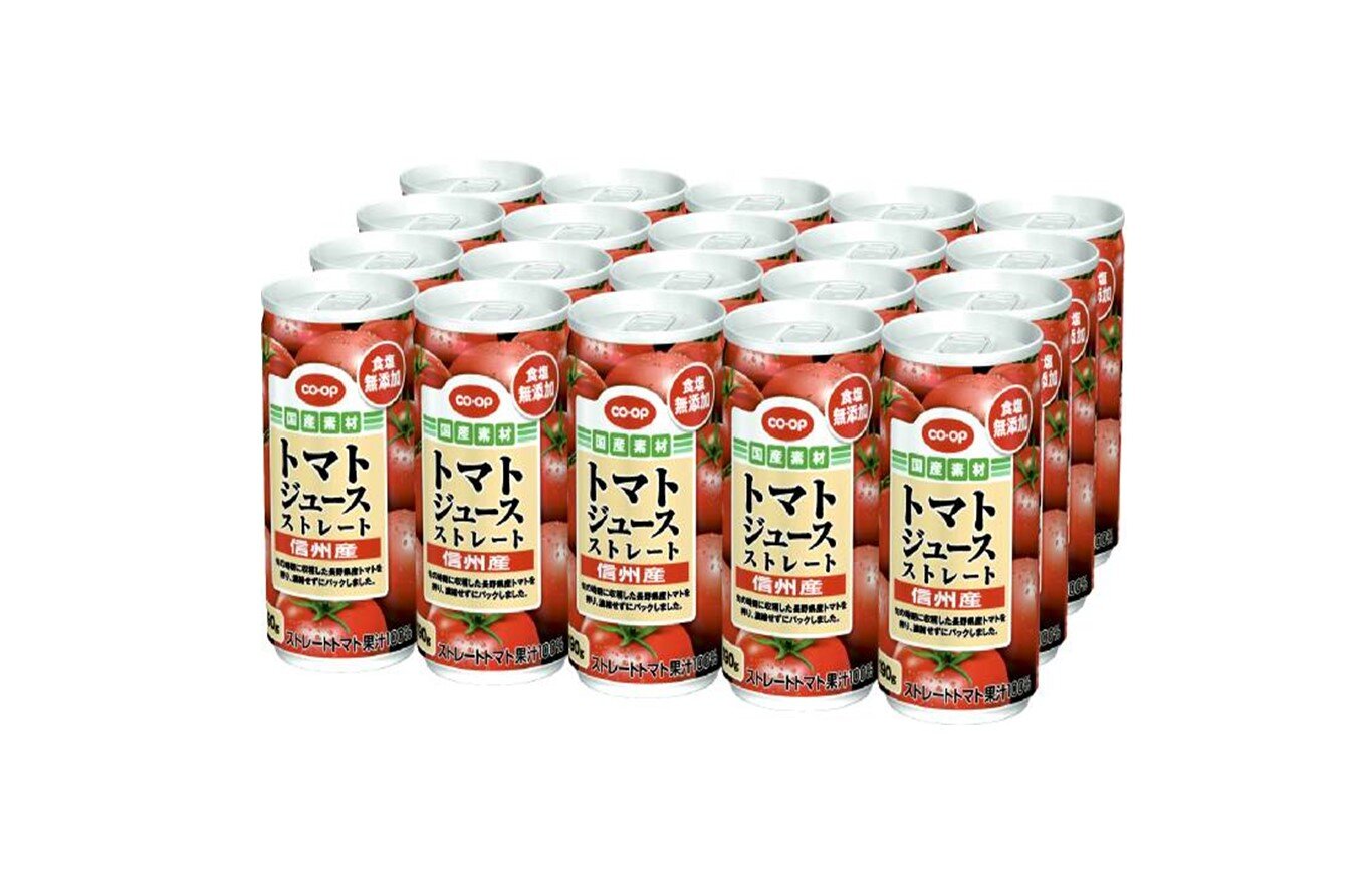 新物ならではのおいしさがギュッ!「信州産ストレートトマトジュース食塩無添加」
