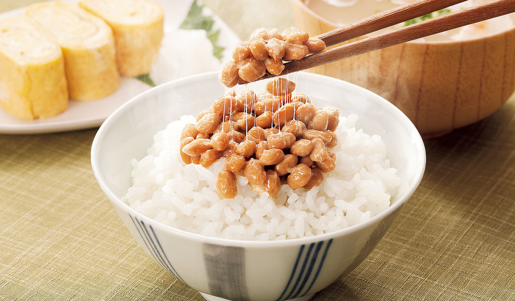 北海道の契約農家で収穫された小粒大豆を使用した納豆です