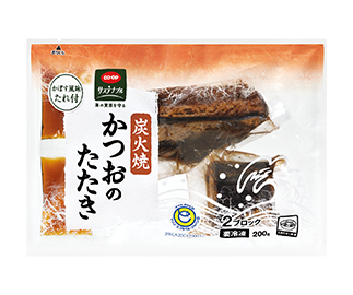 炭火焼かつおのたたき<br>２００ｇ（２ブロック）