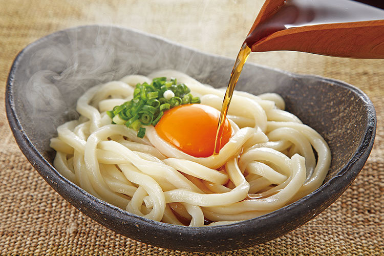 のどごしが良く、コシの強い 讃岐うどんです